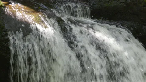 4K Waterfalls Forest 06 Stock Footage 58940027