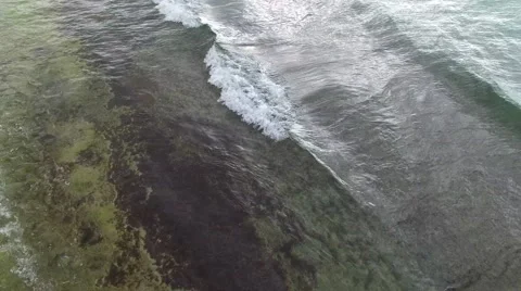 4K Waves on Beach Stock Footage 63617916