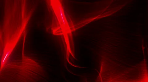 4k waves of bright red Light looped Abstract Motion Background Stock Footage 45187292