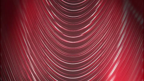 4K wavy red background flowing from top to bottom, seamless loop Stock Footage 301329487