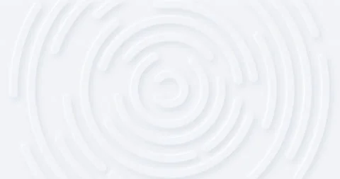 4k white dynamic circular abstract animation with soft shadow. Stock Footage 151452721