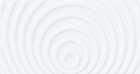 4k white dynamic circular abstract animation with soft shadow. Stock Footage 153263758