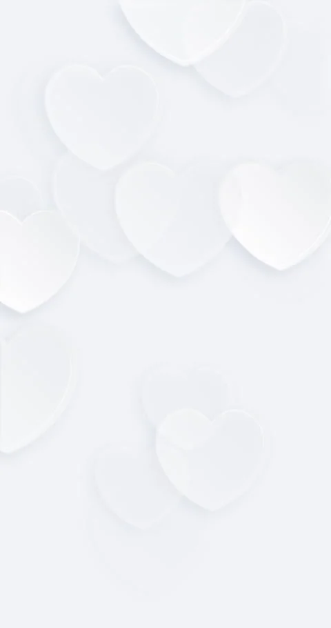 4k white elegant video background  Abstract light simple hearts. 스톡 동영상 298210876
