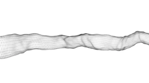 4k White Future Abstract Line Movement Animation Seamless Loop. Stock Footage 55264840