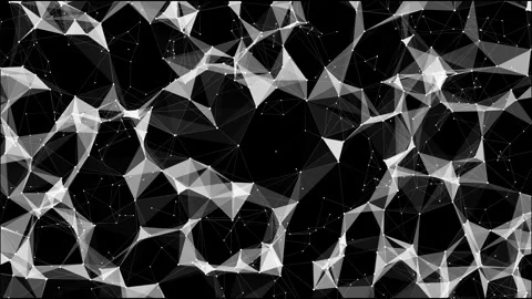 4K white plexus abstract pattern background Stock Footage 339046691