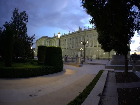 4K WIDE-ANGLE ROYAL PALACE Stock Footage 78094557