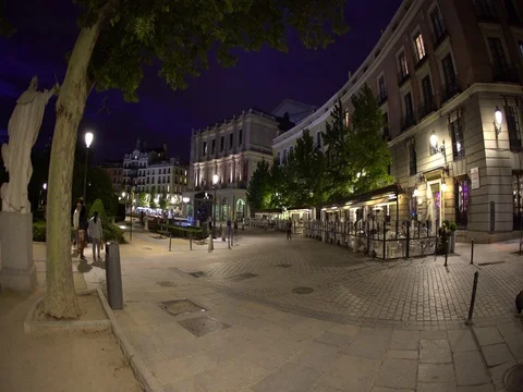 4K WIDE-ANGLE SQUARE Video stock 78094419