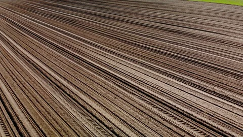 4k wide field shot, the drone. Stock Footage 89707615