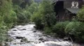 4k Wild river with bridge and old traditional house in low mountain range Harz 4k or 4k+ Resolution