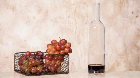 4K Wine making stop motion animation. Stock Footage 93009936
