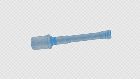 4k wireframe hand grenade, transparent background, hand grenade Stock Footage 258893829