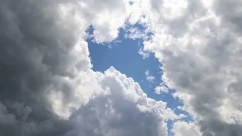 4k Wonderful Clouds Timelapse Stock Footage