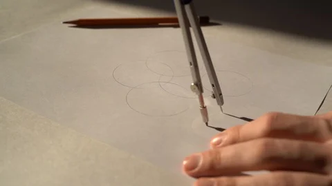 4K. Workplace designer. Stock Footage 129516436