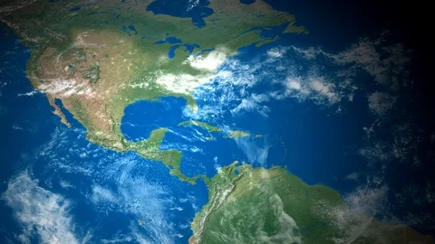 4k World Map Animation Stock Footage 92085597