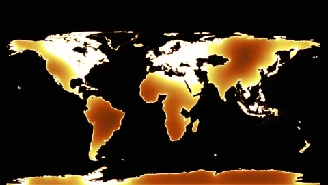 4k world map glow Vídeos de archivo 287057174
