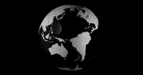 4K World - Retro Style Animation Stock Footage 111497402