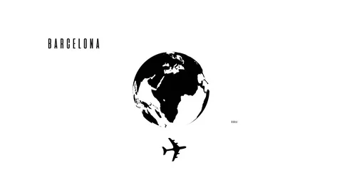 4K World Travel Animation |Loopable Stock Footage 111957789