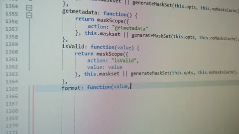 4k Writing Programming Html Code Stock Footage 117699174