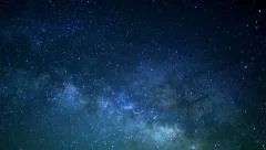 4K Wupatki Milky Way Time Lapse Stars and Indian Ruins Stock Footage