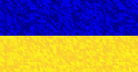 4k Yellow Blue dynamic abstract background. Modern Ukraine. Stock Footage 171447635