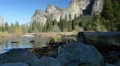 4K Yosemite Valley View Dolly 03 Bridalveil Fall 4k or 4k+ Resolution