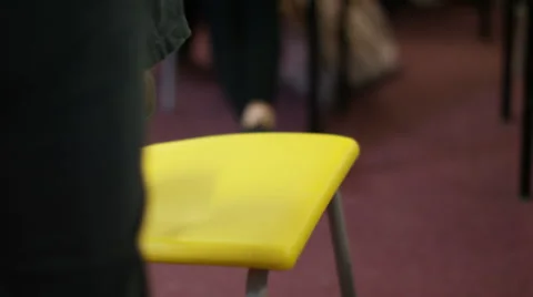 4K Young boy talking in school classroom gets applause from the other students Stock Footage 60445989