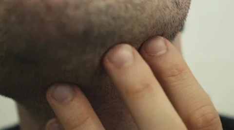 4K -Young men face closeup Stock Footage 54567465