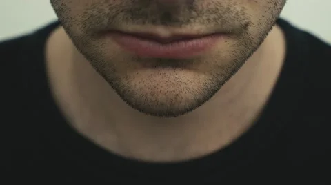4K -Young men face closeup Stock Footage 54567471