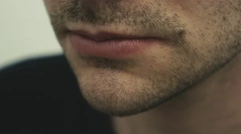 4K -Young men face closeup Stock Footage 54567472