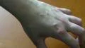 4K zombie hand spider walking across wooden table 4k or 4k+ Resolution