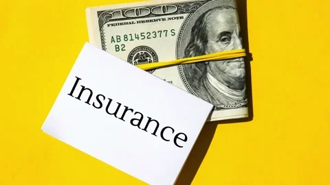 4k zoom in out Stack of cash dollars and stethoscope. The concept of medical Stock Footage 222925565