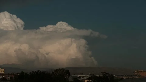 4K.60fps.Fantastic colorful dramatic sky with clouds.Perfect for cinema, backgro Stock Footage 247364257