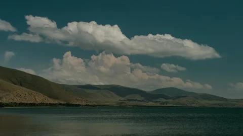 4K.60fps.Fantastic colorful dramatic sky with clouds.Perfect for cinema, backgro Stock Footage 247365059
