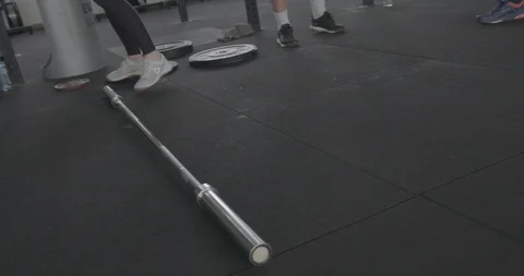 4k_crossfit_groupe Stock Footage 93218436