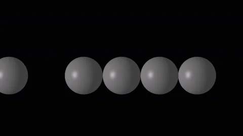 4K,Balancing Balls, Newton's Cradle. Loop Stock-Footage 49078680
