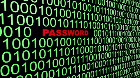 4k,Binary source code,password,data digital display,future tech background. Stock Footage 68599324