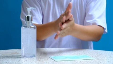 4Kcleaning hand 2 Stock Footage 127181880