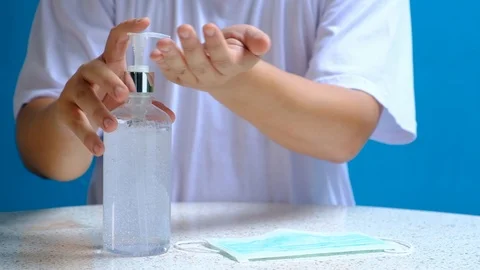 4Kcleaning hand 3 Stock Footage 127181874