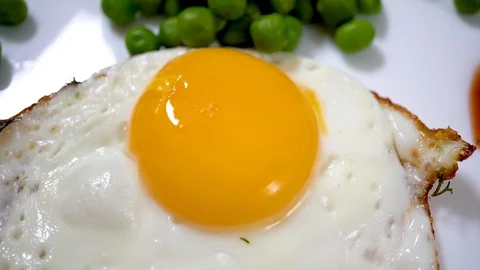 4k,scrambled eggs, food; background; hand; kitchen;breakfast;white;eating;cooked Stock Footage 101102022