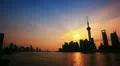 4K(two clips): Timelapse of Shanghai sunrise. 4k or 4k+ Resolution