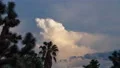 4KUHD 24p dusk sunset thunderhead breaks down falls apart 4k or 4k+ Resolution