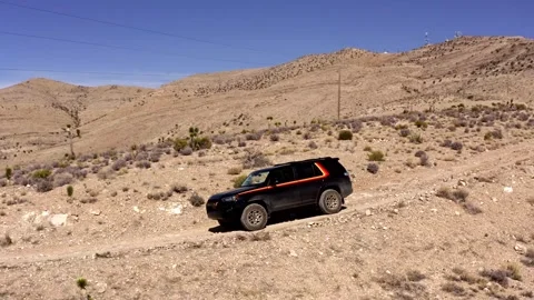 4Runner Off-Road Trail desert Video stock 249560486
