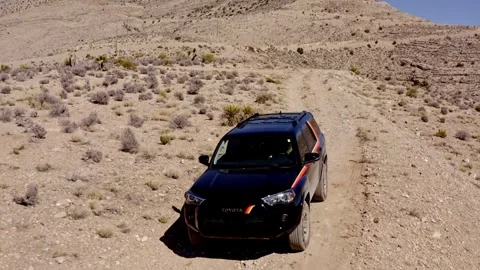 4Runner Off-Road Trail desert Video stock 249560493