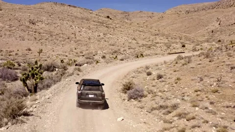 4Runner Off-Road Trail desert Stock Footage 249560499
