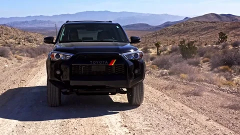 4Runner Off-Road Trail desert Stock Footage 249560500