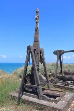 4S3A8951ancient battering ram. Stock Photos