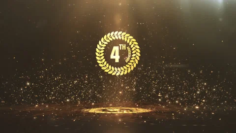 4th anniversary Stock Footage 222812365