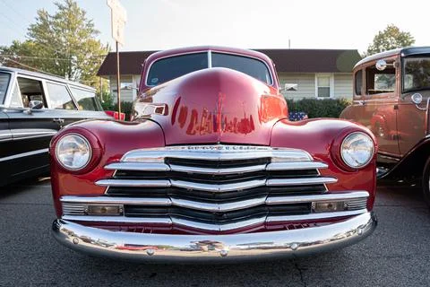 4th Annual Jammin At The Junction Car and Bike Show in Roseville Michigan Stock Photos