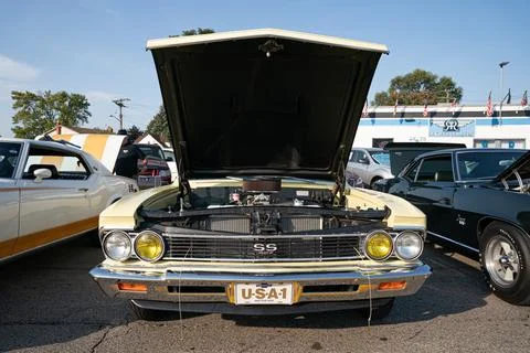 4th Annual Jammin At The Junction Car and Bike Show in Roseville Michigan Stock Photos