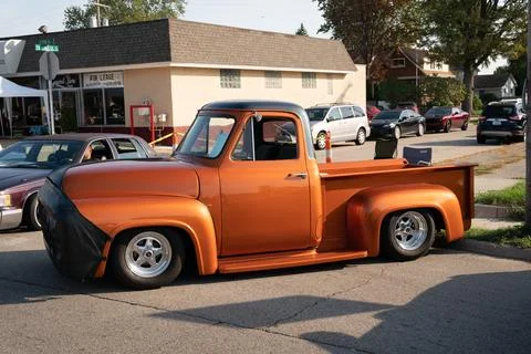 4th Annual Jammin At The Junction Car and Bike Show in Roseville Michigan Stock Photos